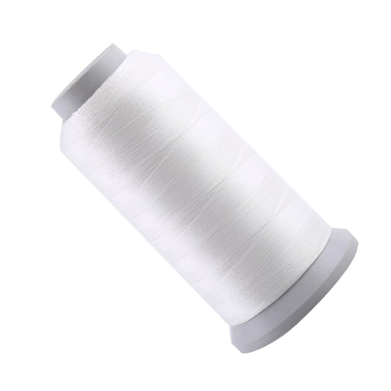 Hztyyier Luminous Sewing Thread Polyester in The Dark Machine Hand Embroidery Sewing Thread (3000-White) - Image 5